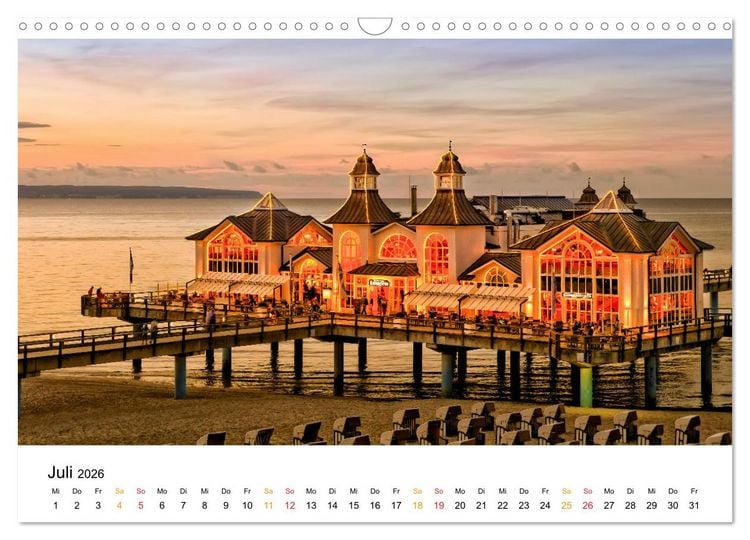 Produktbild: Deutschland - traumhafte Sehensw&uuml;rdigkeiten (Wandkalender 2026 DIN A3 quer), CALVENDO Monatskalender