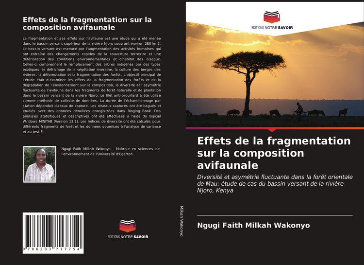 Produktbild: Effets de la fragmentation sur la composition avifaunale