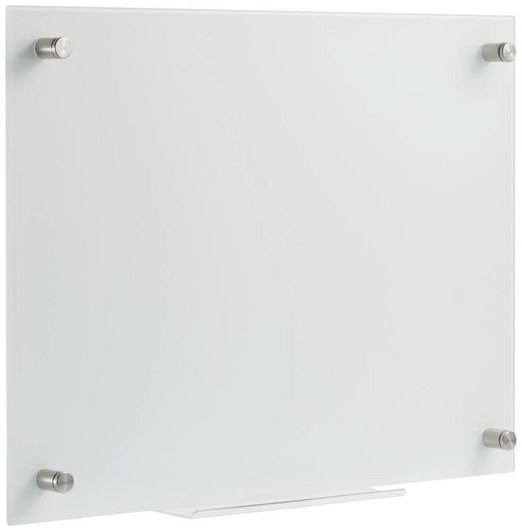 Produktbild: SpeaKa Professional Glas-Magnetboard SP-BWM-200 (B x H) 600 mm x 450 mm Wei&szlig; glatt Inkl. Ablageschale
