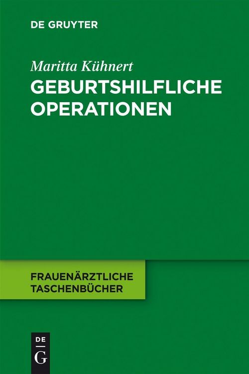 Produktbild: Geburtshilfliche Operationen