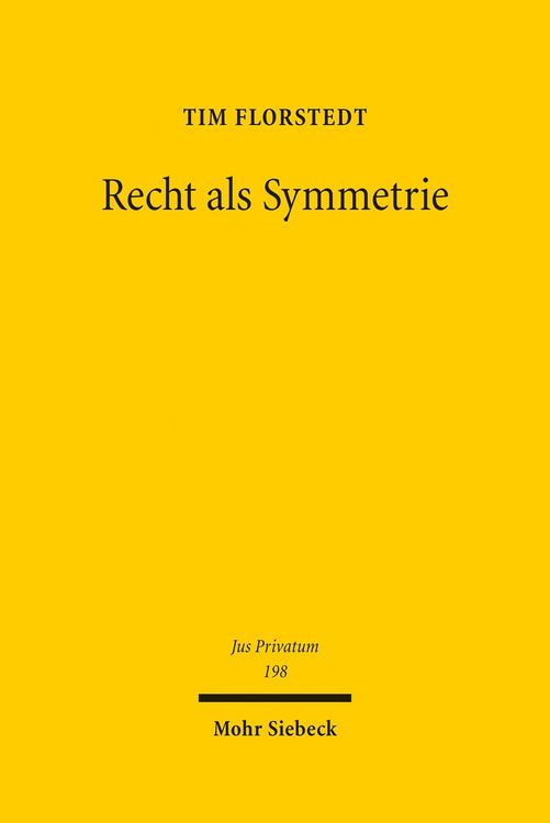 Produktbild: Recht als Symmetrie