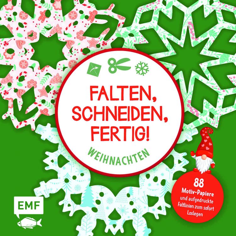 Produktbild: Bastelblock: Falten, Schneiden, fertig! Weihnachten