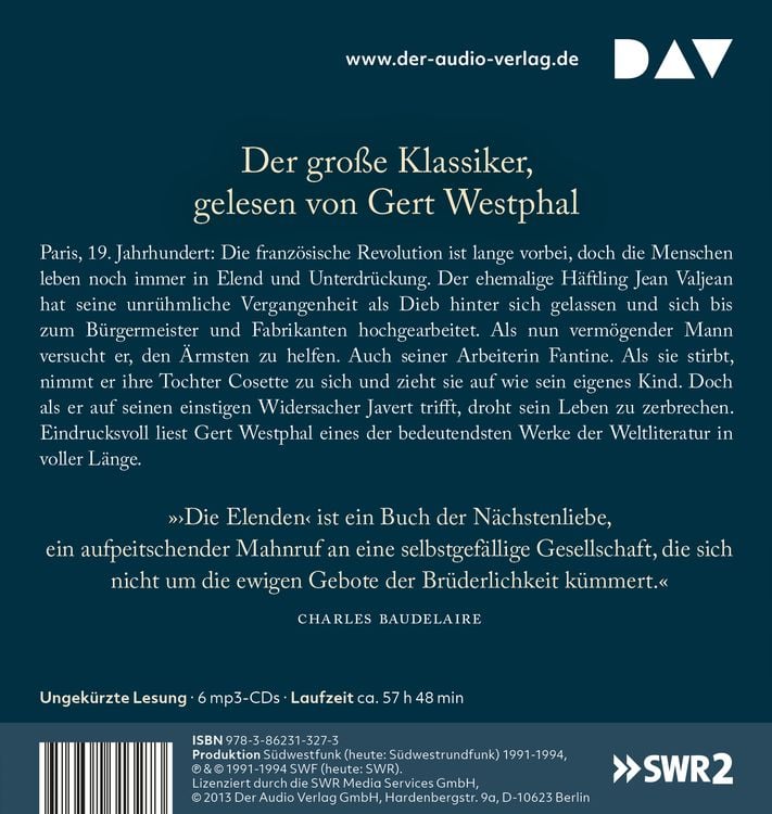 Produktbild: Die Elenden / Les Mis&eacute;rables