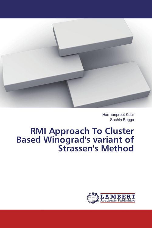 Produktbild: RMI Approach To Cluster Based Winograd's variant of Strassen's Method