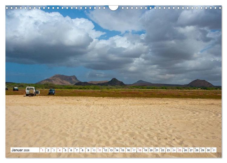 Produktbild: Boa Vista - Kapverden. Die Gem&uuml;tliche (Wandkalender 2026 DIN A3 quer), CALVENDO Monatskalender