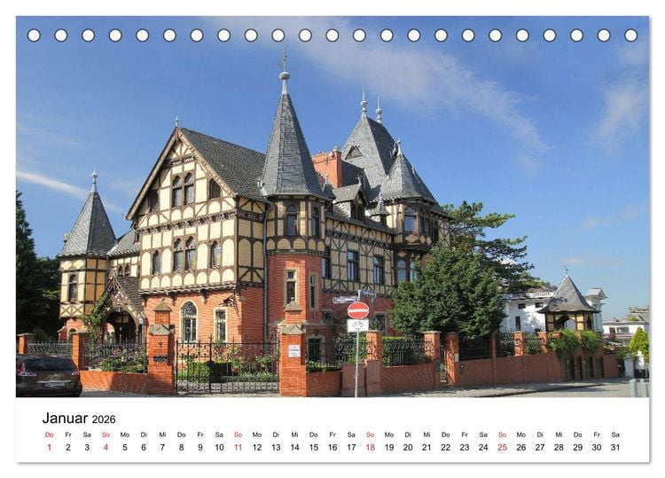 Produktbild: Wiesbaden - Stadt der Villen (Tischkalender 2026 DIN A5 quer), CALVENDO Monatskalender