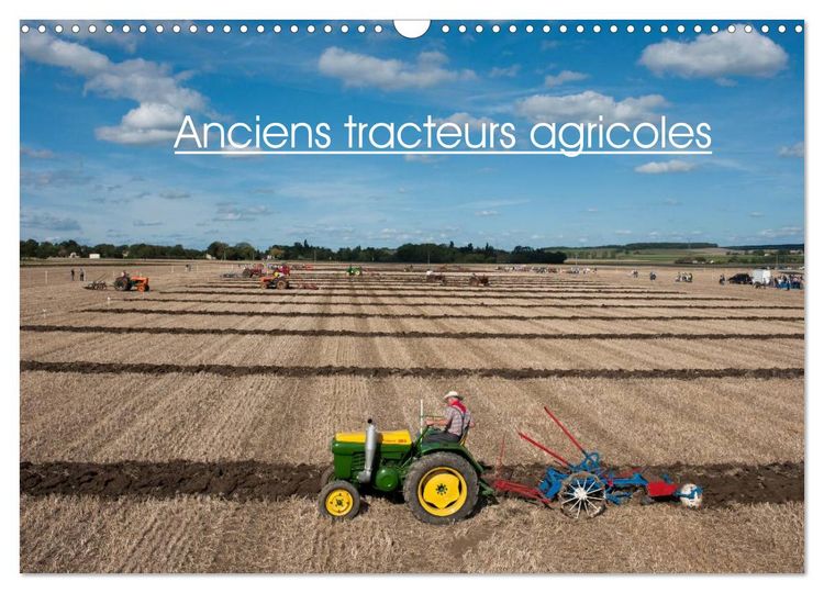 Produktbild: Anciens tracteurs agricoles (Calendrier mural 2026 DIN A3 vertical), CALVENDO calendrier mensuel