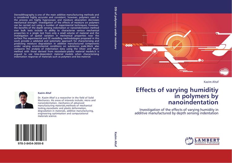 Produktbild: Effects of varying humiditiy in polymers by nanoindentation