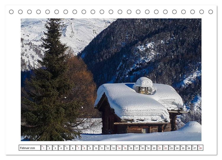 Produktbild: Alpenartig (Tischkalender 2026 DIN A5 quer), CALVENDO Monatskalender