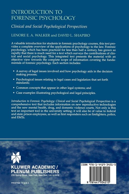 Produktbild: Introduction to Forensic Psychology