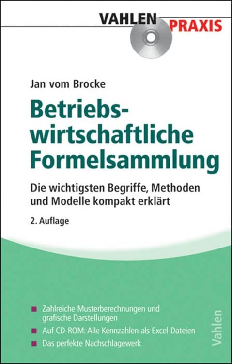 Produktbild: Formelsammlung zur Betriebswirtschaftslehre