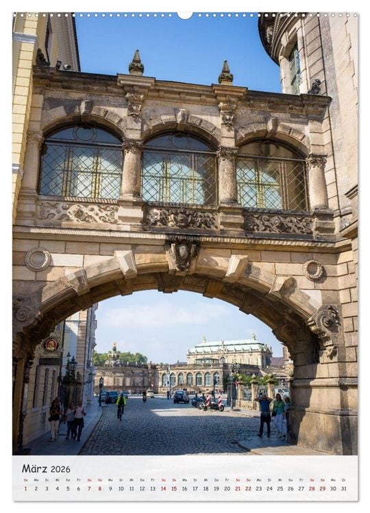 Produktbild: Dresden - Bilder aus Elbflorenz (Wandkalender 2026 DIN A2 hoch), CALVENDO Monatskalender
