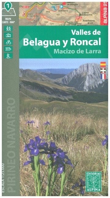 Produktbild: Mapa Valles De Belagua Y Roncal 1:25000 (+carpeta Desplegabl