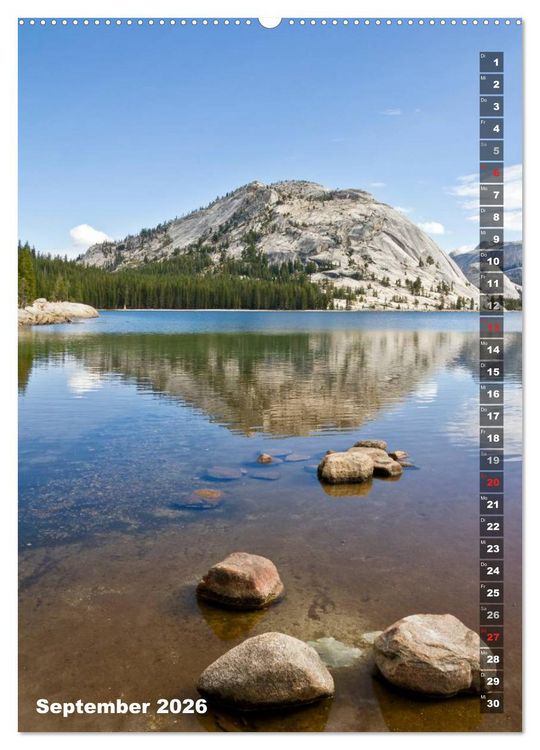 Produktbild: YOSEMITE VALLEY Natur Pur (hochwertiger Premium Wandkalender 2026 DIN A2 hoch), Kunstdruck in Hochglanz