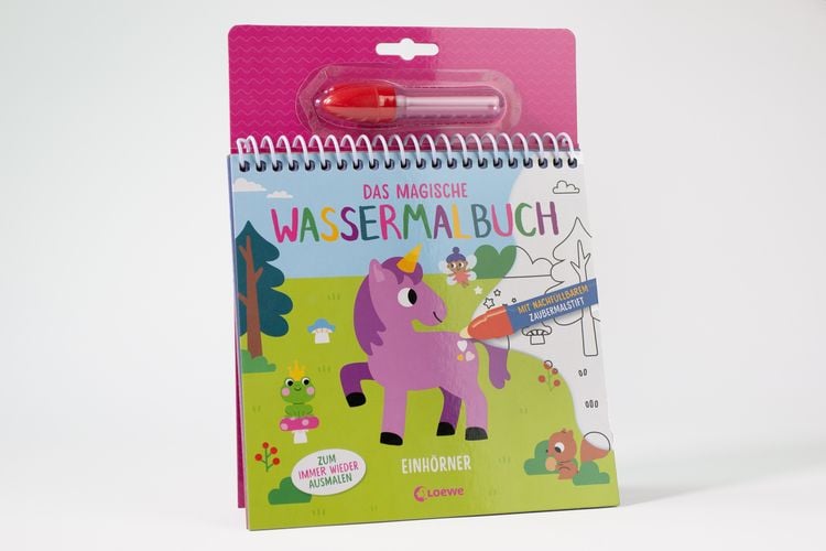 Produktbild: Das magische Wassermalbuch - Einh&ouml;rner