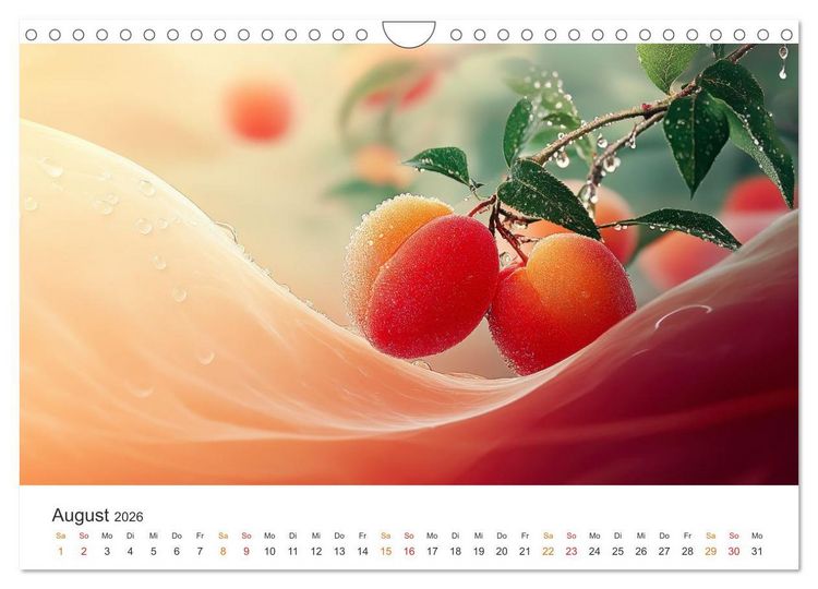 Produktbild: Gartenkalender - Symphonie aus Obst und Fantasie (Wandkalender 2026 DIN A4 quer), CALVENDO Monatskalender