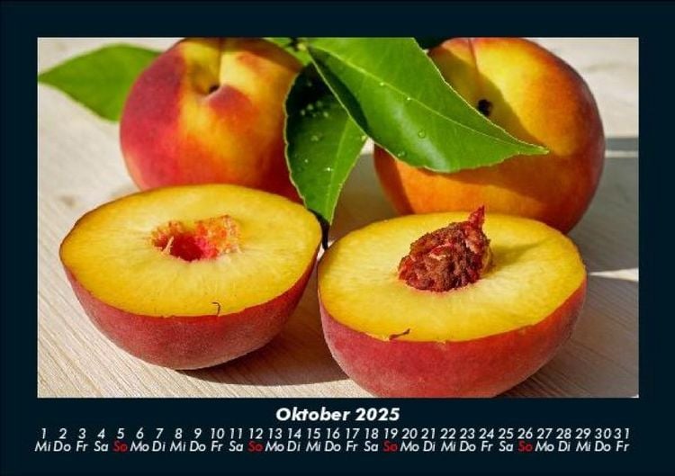 Produktbild: Obstkalender 2025 Fotokalender DIN A5