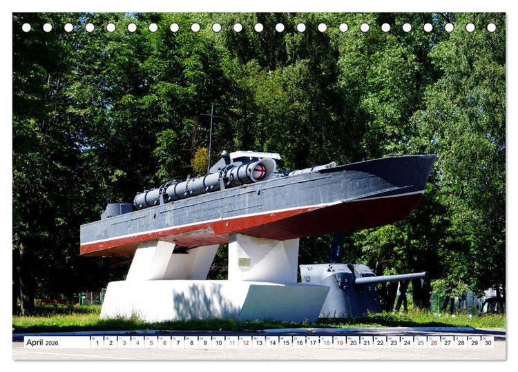 Produktbild: Pillau - Baltijsk. Russlands Tor zur Welt (Tischkalender 2026 DIN A5 quer), CALVENDO Monatskalender