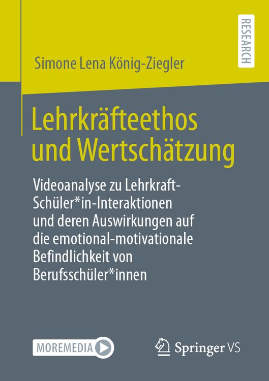 Produktbild: Lehrkr&auml;fteethos und Wertsch&auml;tzung