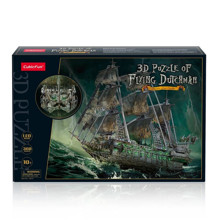 Produktbild: CUBICFUN - 3D Puzzle Flying Dutchman LED 360 Teile