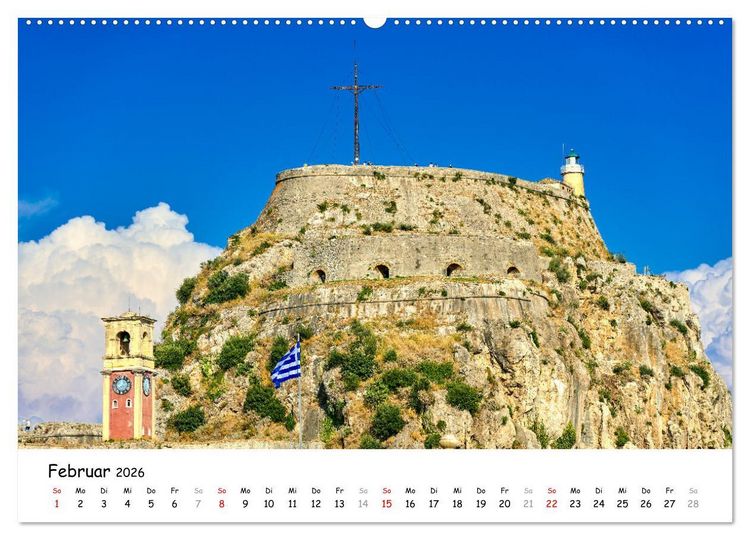 Produktbild: Mediterraner Zauber - Korfu in all seinen Facetten (Wandkalender 2026 DIN A2 quer), CALVENDO Monatskalender