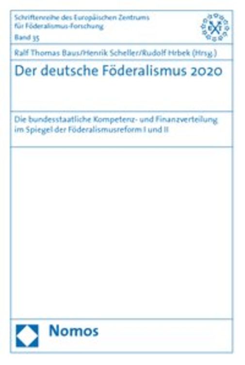 Produktbild: Der deutsche F&ouml;deralismus 2020