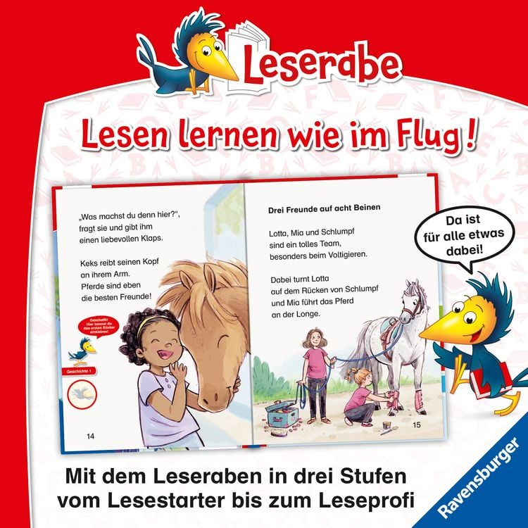 Produktbild: Leserabe 1. Lesestufe - Pferdegeschichten