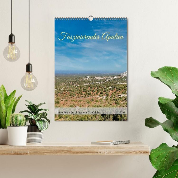 Produktbild: Faszinierendes Apulien (Wandkalender 2026 DIN A3 hoch), CALVENDO Monatskalender