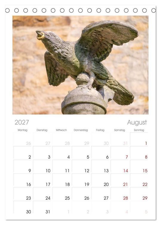 Produktbild: Tischplaner 2027 - Merseburg - Meine Domstadt an der Saale (A5 Tischkalender zum Aufstellen) CALVENDO