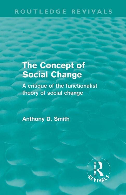 Produktbild: The Concept of Social Change (Routledge Revivals)