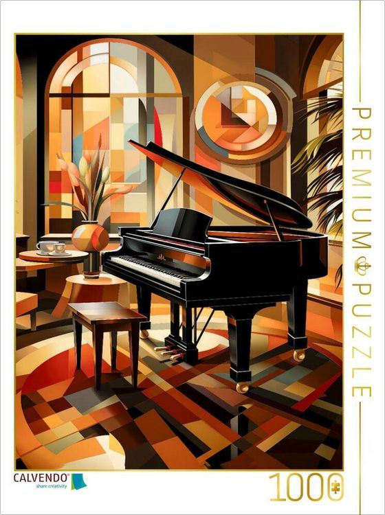Produktbild: CALVENDO Puzzle Der Fl&uuml;gel, eine visuelle Sinfonie | 1000 Teile Lege-Gr&ouml;&szlig;e 64x48cm Foto-Puzzle f&uuml;r gl&uuml;ckliche Stunden