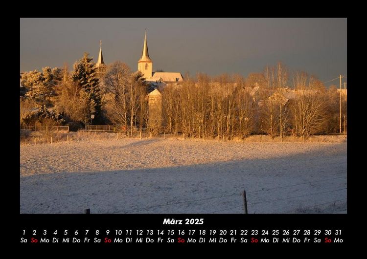 Produktbild: Landschaftskalender 2025 Fotokalender DIN A3