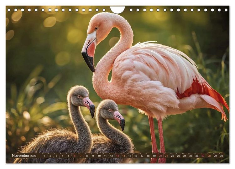Produktbild: Tierkinder der L&uuml;fte - Vogelwelt (Wandkalender 2027 DIN A4 quer), CALVENDO Monatskalender