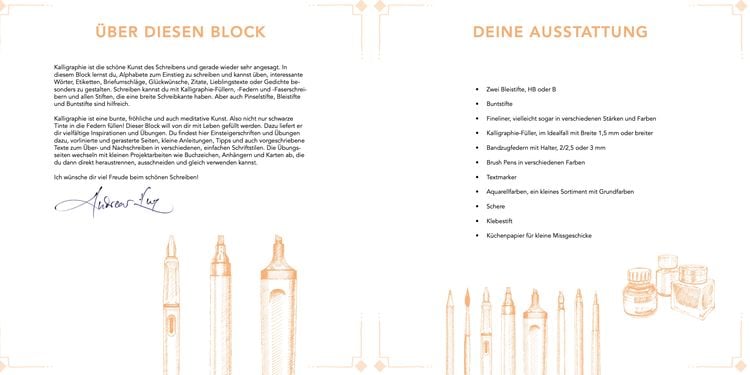 Produktbild: Kalligraphie. Der Quick-Start-Block