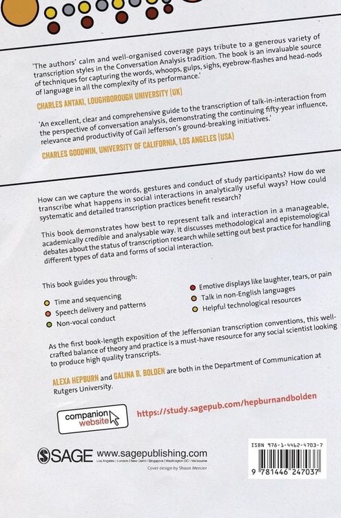 Produktbild: Transcribing for Social Research