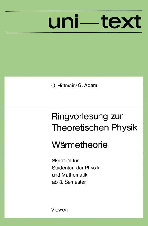 Produktbild: W&auml;rmetheorie