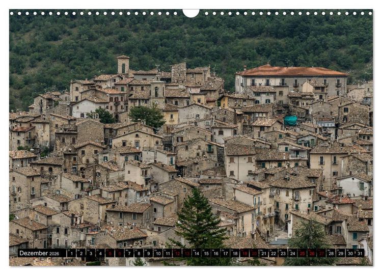 Produktbild: Einsame D&ouml;rfer - Eine Wanderung in den Abruzzen (Wandkalender 2026 DIN A3 quer), CALVENDO Monatskalender