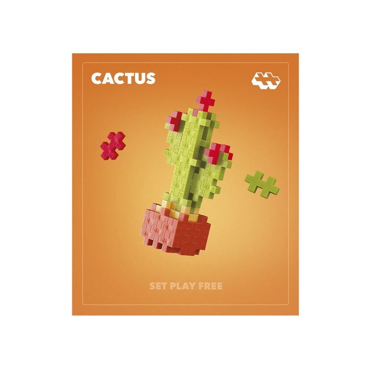Produktbild: PLUS PLUS - 48 Kreativ Bausteine Kaktus