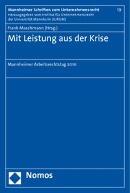 Produktbild: Mit Leistung aus der Krise