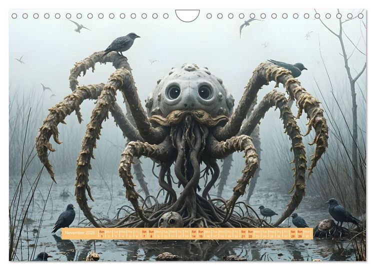 Produktbild: A Year of the Uncanny (Wall Calendar 2026 DIN A4 landscape), CALVENDO 12 Month Wall Calendar