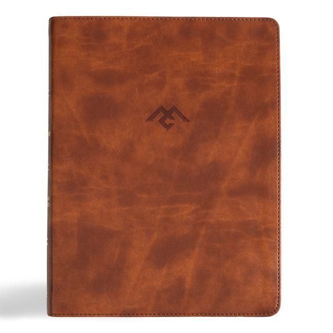 Produktbild: CSB Men of Character Bible, Revised and Updated, Brown Leathertouch
