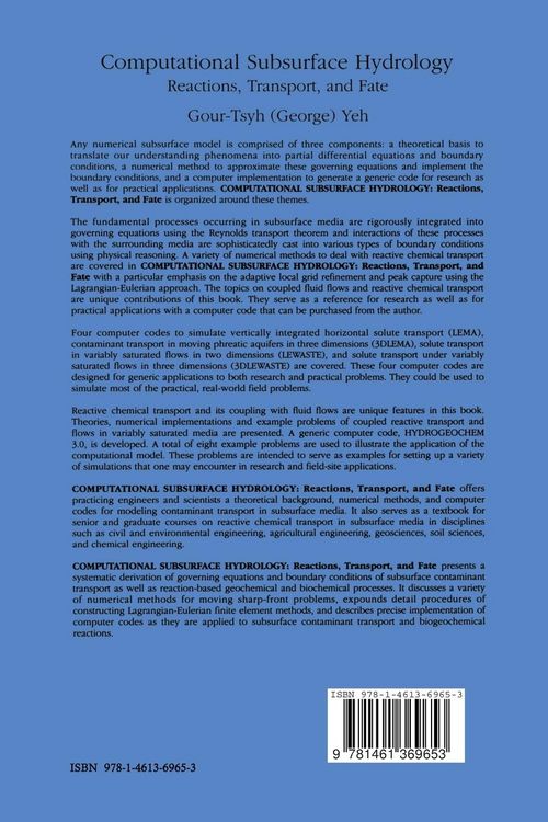 Produktbild: Computational Subsurface Hydrology