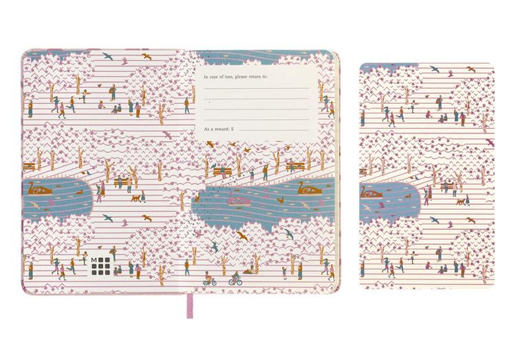 Produktbild: Moleskine Limited Edition Notebook Sakura, Pocket, Ruled, Couple, Hard Cover (5 x 8.25)