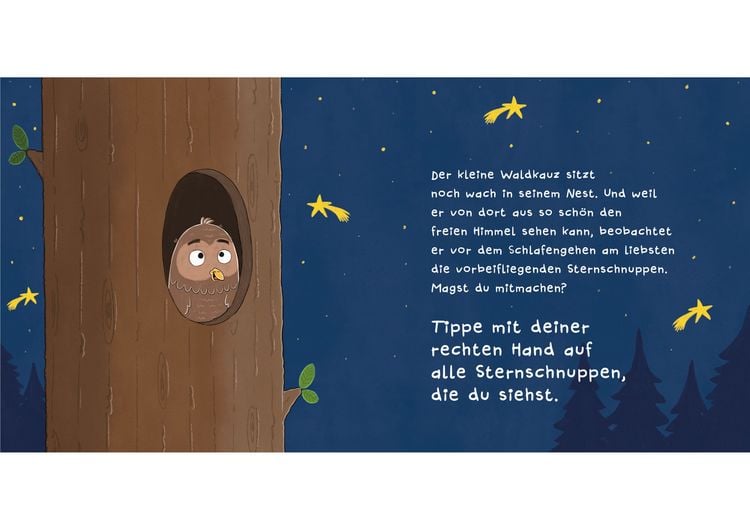 Produktbild: Streichel den Siebenschl&auml;fer - Ein Gute-Nacht-Mitmachbuch. F&uuml;r Kinder ab 2 Jahren