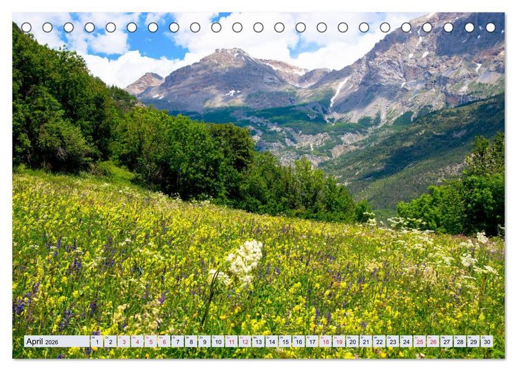 Produktbild: Hautes Alpes de Provence (Tischkalender 2026 DIN A5 quer), CALVENDO Monatskalender