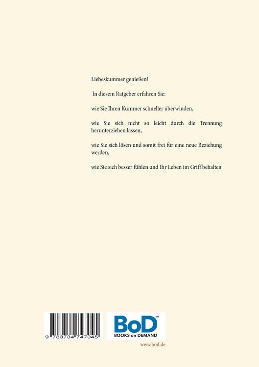 Produktbild: Liebeskummer genie&szlig;en