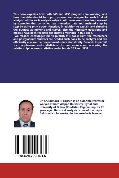 Produktbild: Statistical Analysis using SAS and SPSS Software