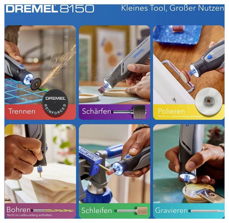 Produktbild: Dremel F0138150JA F0138150JA Akku-Multifunktionswerkzeug 7.2V