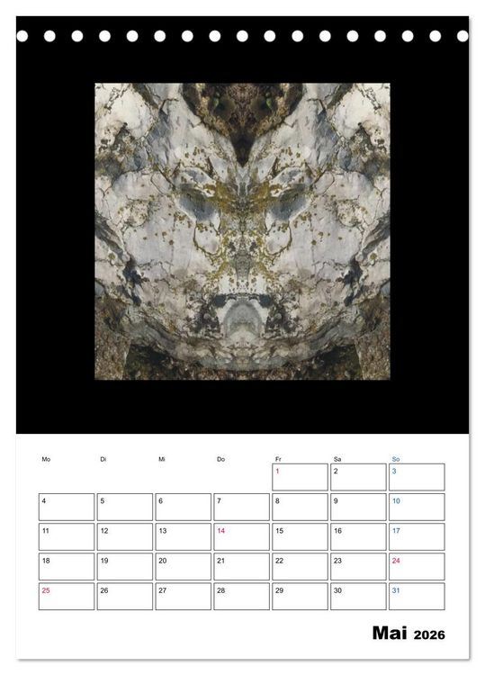 Produktbild: Nature's Faces (Tischkalender 2026 DIN A5 hoch), CALVENDO Monatskalender