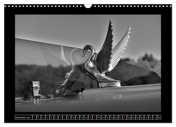Produktbild: Kenworth W900A EXTHD - in schwarzwei&szlig; (Wandkalender 2026 DIN A3 quer), CALVENDO Monatskalender